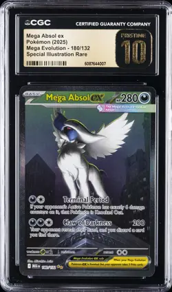2025 POKEMON MEGA EVOLUTIONS #180 MEGA ABSOL CGC 10 PRISTINE - Image 1
