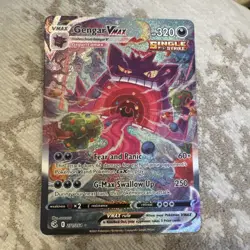 Gengar VMAX 271/264 Alt Art Alternate Art Secret Rare Fusion Strike Pokemon NM - Image 1