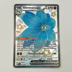 Pokemon ✨ Shiny Glimmora ex 218/091 - Paldean Fates Holo Shiny Ultra Rare! NM - Image 1