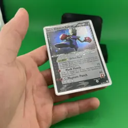 Pokemon Rocket's Hitmonchan ex EX Team Rocket Returns 98/109 Holo Swirl!! - Image 3