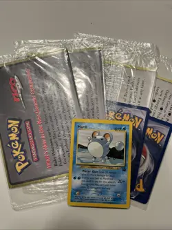 Pokemon Neo Genesis Marill #29 Black Star Promo Factory Sealed Set Of 4 🎁 - Image 1