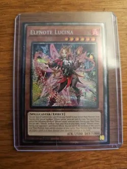 Yugioh Elfnote Lucina Starlight Rare BPRO-EN010 1st Edition NM Pack Fresh - Image 1
