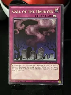 3x YuGiOh TCG- Call of the Haunted Rare- MZMU-EN118 NM - Image 1