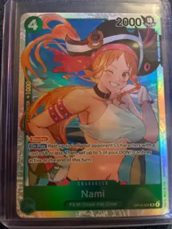Nami OP14-031 SR The Azure Sea’s Seven One Piece TCG English NM - Image 1