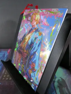 Sanji UR Rare Holo Card Premium One Piece Anime Collectible CCG Cherry Blossom - Image 2