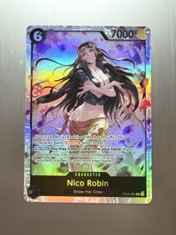 Nico Robin - OP12-087 - One Piece TCG: LOTM - Super Rare - SR - FOIL - Image 1
