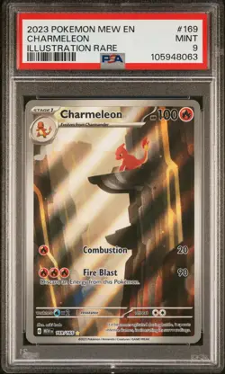 2023 POKEMON 151 #169 Charmeleon ILLUSTRATION RARE PSA 9 Graded Pokemon Card - Image 1