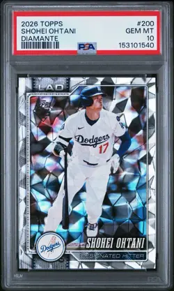 2026 Topps Series 1 - Shohei Ohtani #200 Diamante Foil PSA 10 GEM MT - Image 1