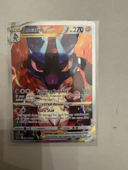 Lucario VSTAR SWSH291 SWSH: Sword & Shield Promo Cards Holo Mint Condition - Image 1