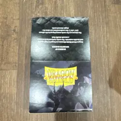 Dragon Shield 1000 Matte Premium Card Sleeves Black Standard Size - Image 1