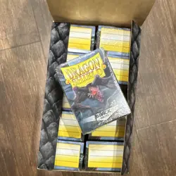 Dragon Shield 1000 Matte Premium Card Sleeves Black Standard Size - Image 3