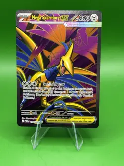 Mega Skarmory ex Ultra Rare Full Art 106/088 Pokemon Perfect Order Card NM - Image 1