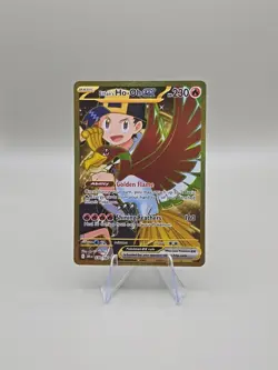 Pokemon TCG Ethan's Ho-Oh EX 239/182 Sv10: Destined Rivals Gold Holo Card - Image 1