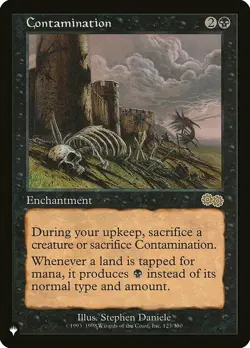 Light Play x 1 Contamination - The List Mystery Booster / The List - Image 1
