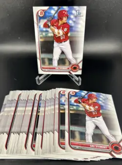Sal Stewart 2022 1st Bowman Draft BD-122 39 Card Lot Cincinnati Reds Rookie RC - Image 1