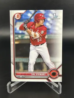 Sal Stewart 2022 1st Bowman Draft BD-122 39 Card Lot Cincinnati Reds Rookie RC - Image 2