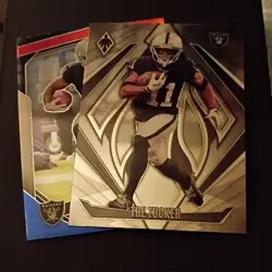 Panini Phoenix & Prizm Tre Tucker 2025 Las Vegas Raiders NFL Football Card Lot - Image 2