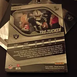 Panini Phoenix & Prizm Tre Tucker 2025 Las Vegas Raiders NFL Football Card Lot - Image 4