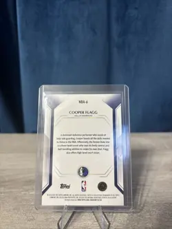 2026 Topps Collector Kit Cooper Flagg #NBA-6 RC Holo Foil Dallas Mavericks - Image 2