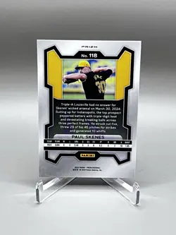 2024 Panini Prizm Paul Skenes #118 Pink Ice Prizm Pirates! ROOKIE CARD! 🔥 - Image 2