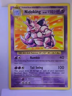 Nidoking 45/108 Non Holo Rare - Evolutions - Pokemon - LP - Image 1