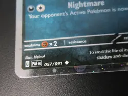 GENGAR COSMOS HOLO POKEMON CARD 057/091 TRICK OR TRADE NEVER PLAYED COND NM- - Image 2