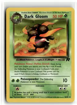 2000 Pokemon - Team Rocket Dark Gloom #36/82 - Image 1