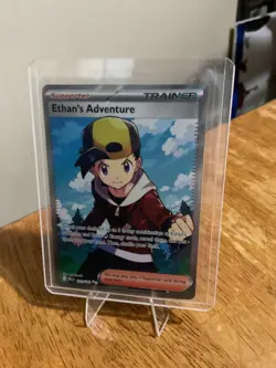 Pokemon TCG Ethan's Adventure 221/182 Sv10: Destined Rivals Holo Ultra Rare NM - Image 1