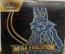 Pokemon TCG Mega Evolution Elite Trainer Box 1 Box English Lucario - Image 1