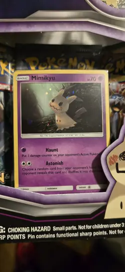 Pokemon TCG The Pokemon 2017 Sun Moon Mimiku Pir Collection Box Sealed - Image 4