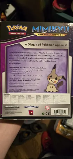 Pokemon TCG The Pokemon 2017 Sun Moon Mimiku Pir Collection Box Sealed - Image 5