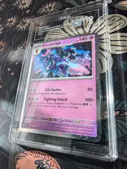 Pokemon TCG - Ceruledge 098/193 Paldea Evolved Cosmos Holo - TAG Grade 9 - Image 3