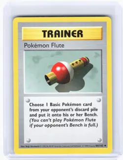 1999 Pokemon—Pokemon Flute #86/102 Base Set (Shadowless)—Uncommon Nonfoil - Image 1