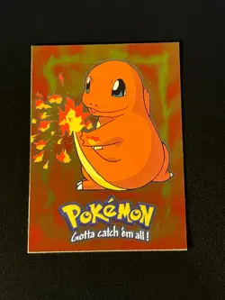 Charmander 04 E4 Holo Blue Logo Pokemon Topps - Image 1