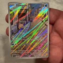 Pokemon TCG #204/198 Slowpoke Holo IR SV01 Scarlet & Violet Base Set NM / Mint - Image 1