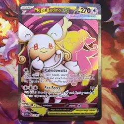 Mega Audino ex 253/217 Ultra Rare ME: Ascended Heroes Pokemon Near Mint - Image 1