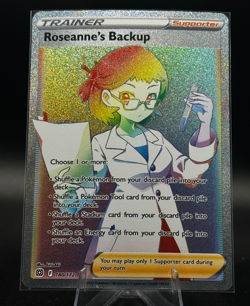 Roseanne's Backup (Secret) 180/172 Swsh09: Brilliant Stars Holo Pokemon TCG - Image 1