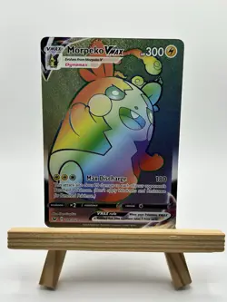Pokemon TCG Morpeko VMAX (Secret) 204/202 Swsh01: Sword & Shield Holo - Image 1