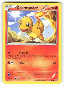 Charmander 18/149 Common Boundaries Crossed Pokemon Moderately Played - Image 1