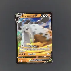 Stonjourner V - 115/202 - Sword & Shield Base Set - Ultra Rare - LP - Image 1