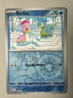 Pokemon TCG * SV Surging Sparks * 046/191 Shellos Common * REVERSE HOLO * NM - Image 1