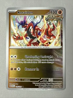 Pokemon TCG * SV Surging Sparks 116/191 Koraidon Uncommon REVERSE HOLO * NM - Image 1