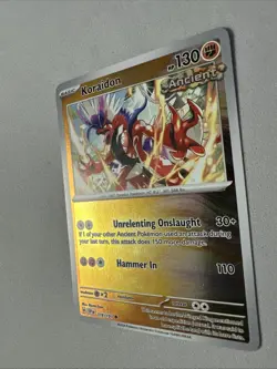 Pokemon TCG * SV Surging Sparks 116/191 Koraidon Uncommon REVERSE HOLO * NM - Image 2