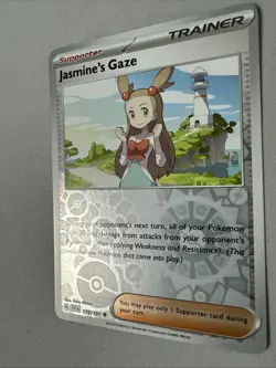 Pokemon TCG * SV Surging Sparks * 178/191 Jasmine's Gaze U * REVERSE HOLO * NM - Image 2