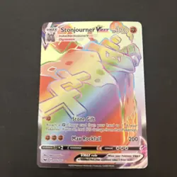 Pokemon TCG - Stonjourner VMAX (Secret) 205/202 Sword & Shield Base - NM - Image 1