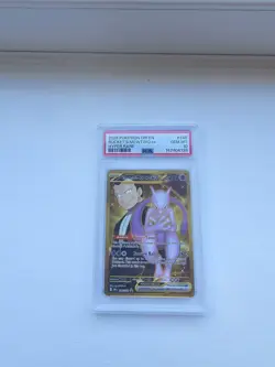 Pokemon TCG Gold Team Rocket's Mewtwo EX 240/182 Destined Rivals PSA 10 - Image 1