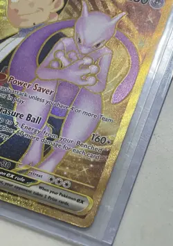 Team Rocket's Mewtwo ex 240/182 Hyper Rare Gold - Destined Rivals - Pokemon TCG - Image 4