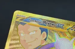 Pokemon TCG Gold Team Rocket's Mewtwo EX 240/182 Destined Rivals (Edge Wear) - Image 5