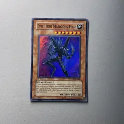 Evil Hero Malicious Edge DP06-EN006 Super Rare 1st Edition - Image 1