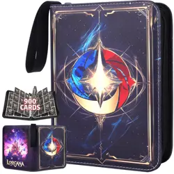 Lorcana Binder 9 Pocket, Large Lorcana Trading Card Binder with 50 Lorcana Ca... - Image 1